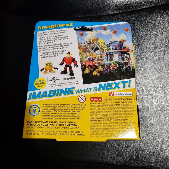 Imaginext Minions Bob & Svengence Figure Set of 2 in package - Picture 2 of 2